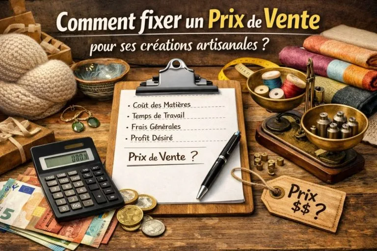 comment fixer un prix de vente pour ses créations artisanales ?