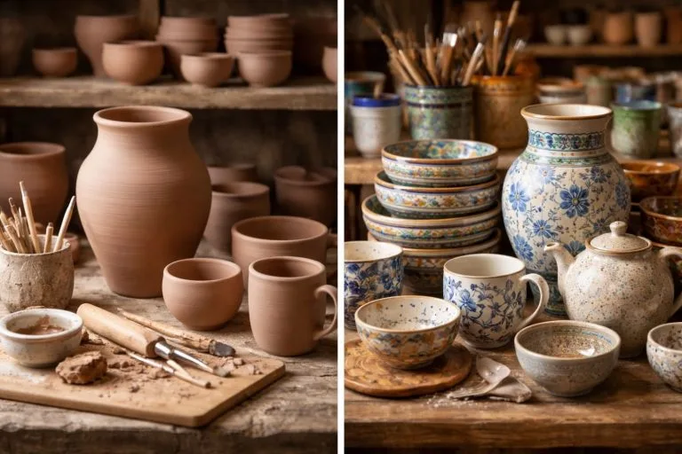 différence entre poterie et céramique