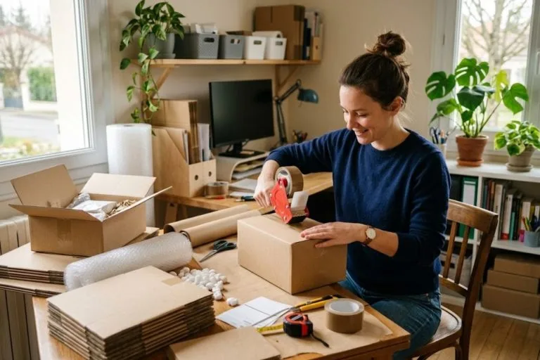 travailler à domicile emballage