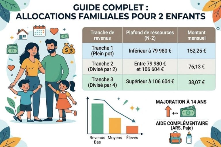 allocation familiale pour 2