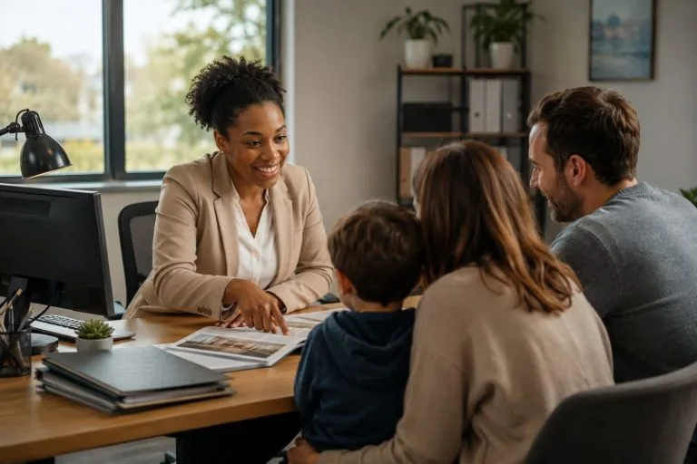 aide d'un assistant social pour le logement